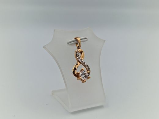 Золотой кулон с цирконом, 1.52 г