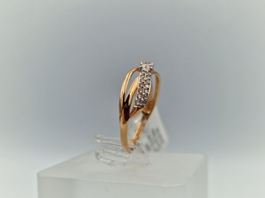 Zelta gredzens, 1.64 g, izm. 17