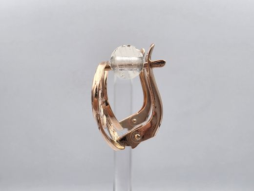 Gold earrings, 1.59 g