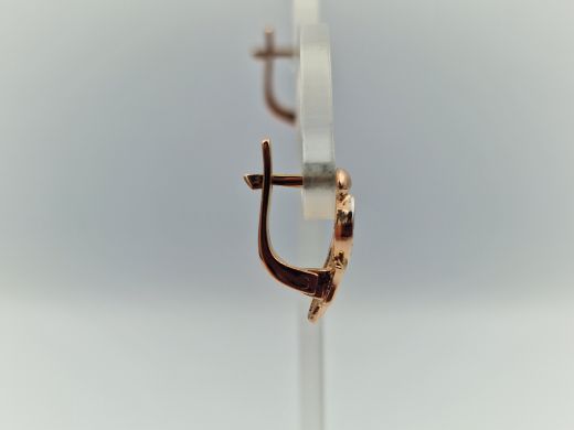 Zelta auskari ar cirkoniju, 2.32 g