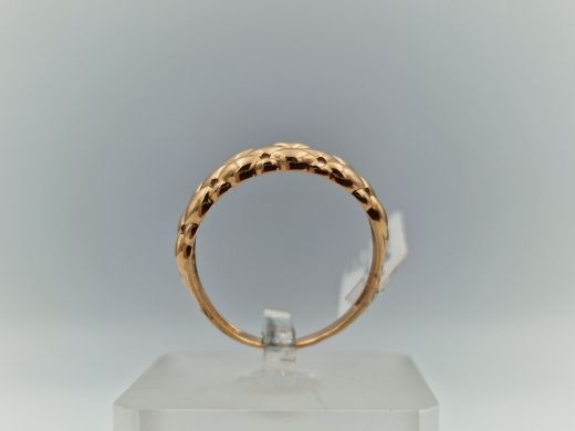 Zelta gredzens ar cirkoniju, 3.47 g, izm. 19.5