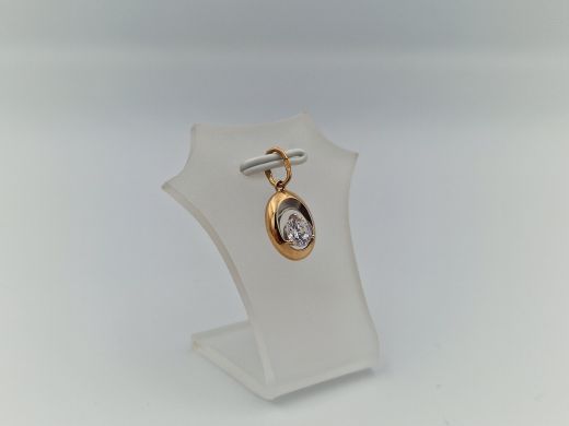 Zelta kulons ar cirkoniju, 1.01 g