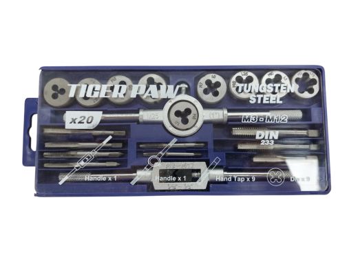 OKKO Ratchet Die Stock Set 20Pcs