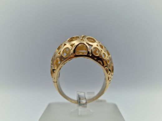 Zelta gredzens, 8.46 g, izm. 18