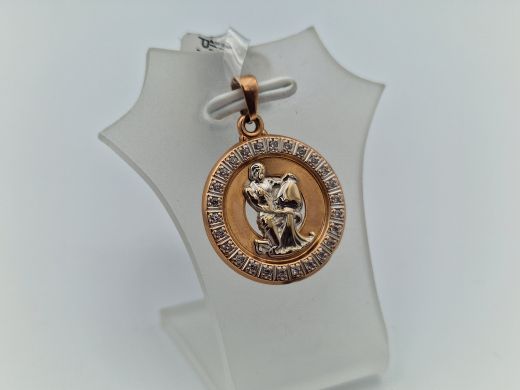 Zelta kulons ar cirkoniju, 1.49 g