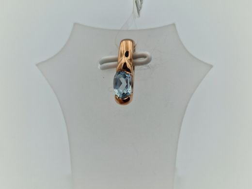 Zelta kulons ar cirkoniju, 1.14 g