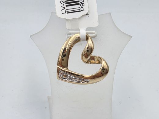 Zelta kulons ar briljantu, 1.66 g