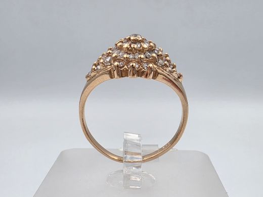 Золотое кольцо, 3.36 г, разм. 17