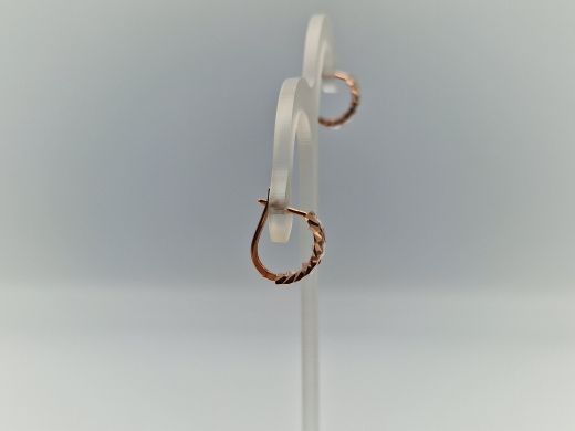 Zelta auskari ar cirkoniju, 2.01 g