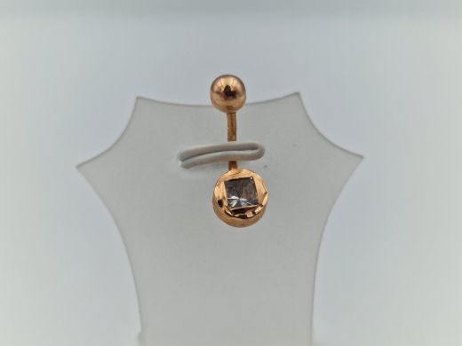 Золотой кулон с цирконом, 1.08 г