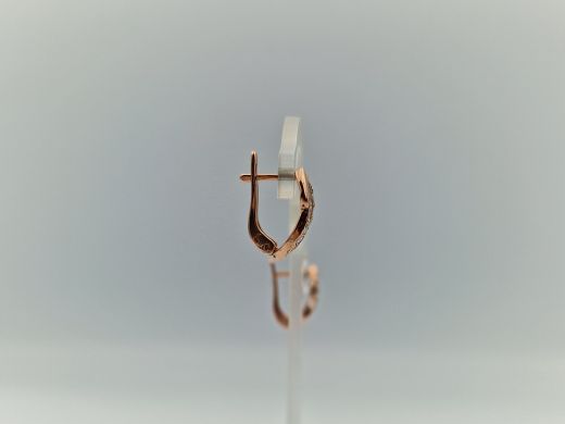 Zelta auskari ar cirkoniju, 3.93 g