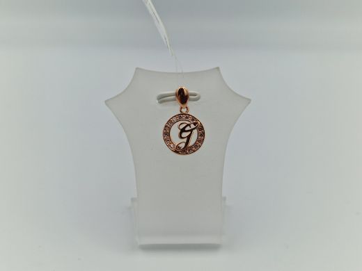 Zelta kulons ar cirkoniju, 0.84 g