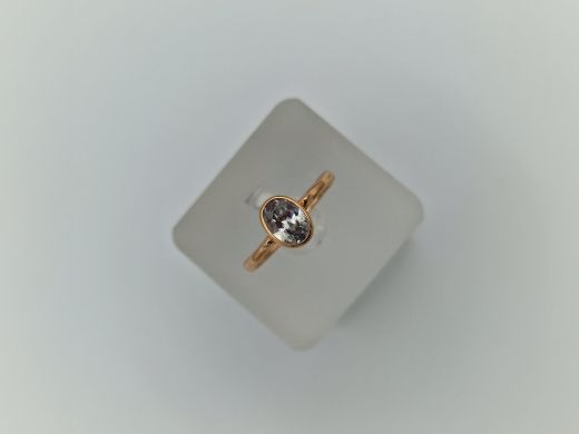 Zelta gredzens ar cirkoniju, 1.96 g, izm. 16.5