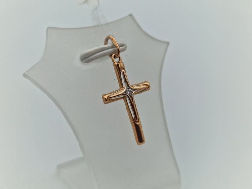 Zelta kulons ar cirkoniju, 0.72 g