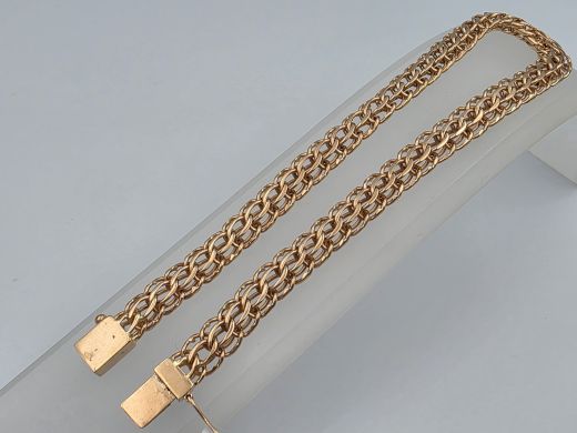 Zelta rokassprādze, 17.95 g, izm. 24 cm