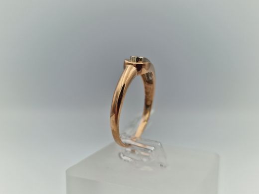 Zelta gredzens ar cirkoniju, 2.17 g, izm. 18.5