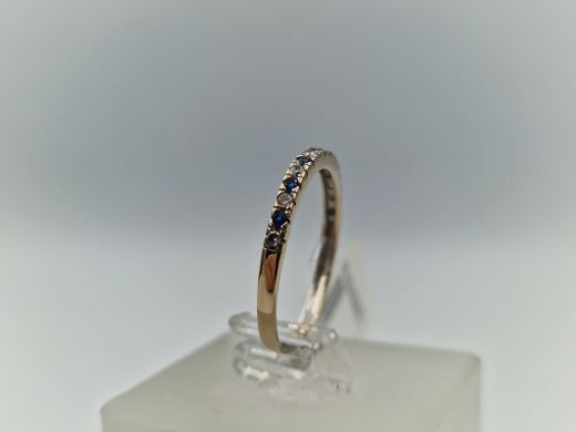 Zelta gredzens ar cirkoniju, 1.17 g, izm. 17.5