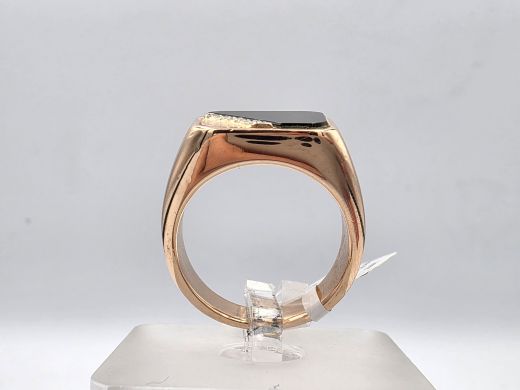 Zelta gredzens ar briljantu, 14.66 g, izm. 18