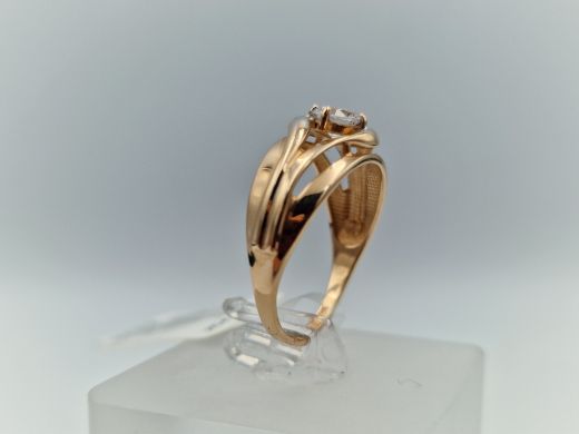 Золотое кольцо, 2.68 г, разм. 17.5