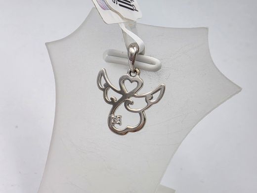 Золотой кулон с бриллиантом, 0.71 г