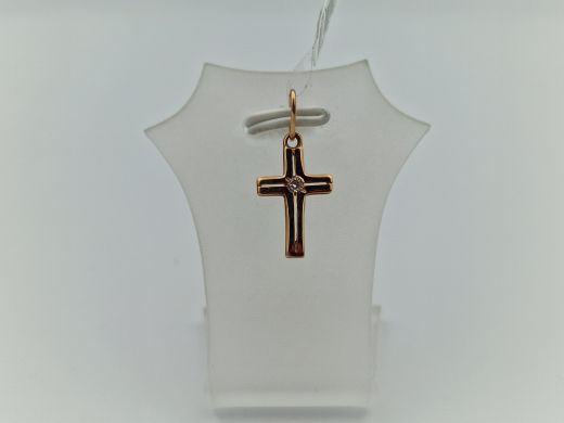 Золотой кулон с цирконом, 0.56 г