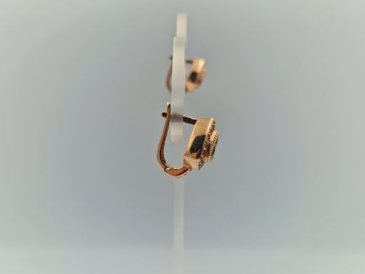 Zelta auskari ar cirkoniju, 6.66 g