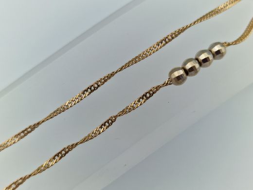 Zelta rokassprādze, 1.74 g, izm. 18