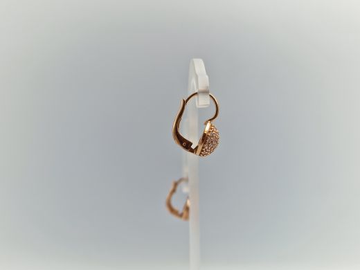 Zelta auskari ar cirkoniju, 3.17 g