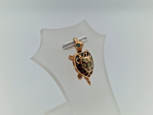 Золотой кулон с цирконом, 1.94 г