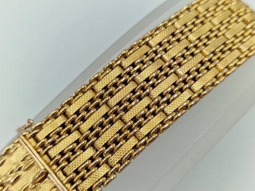 Zelta rokassprādze, 34.42 g, izm. 20