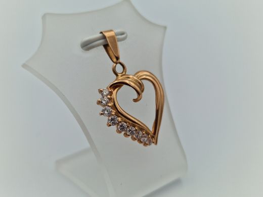 Zelta kulons ar cirkoniju, 1.93 g