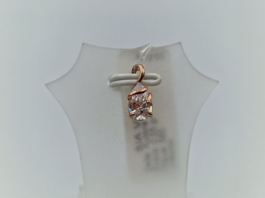 Золотой кулон с цирконом, 0.55 г