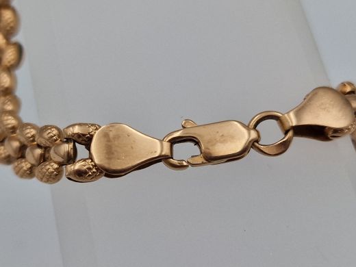 Zelta rokassprādze, 6.13 g, izm. 18.5