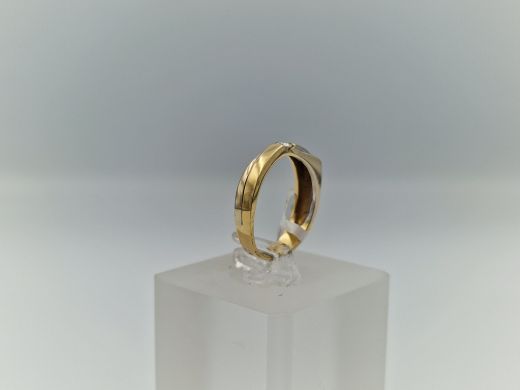 Zelta gredzens ar briljantu, 3.18 g, izm. 17