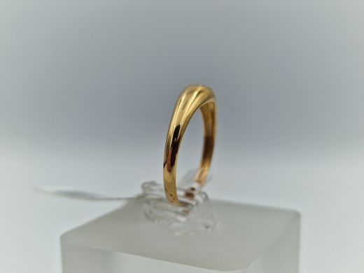 Zelta gredzens ar briljantu, 1.35 g, izm. 16.5