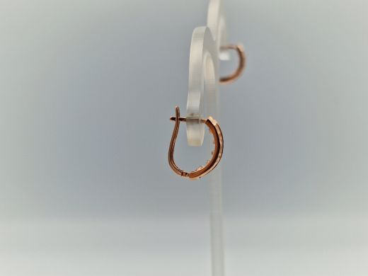 Zelta auskari ar cirkoniju, 1.66 g