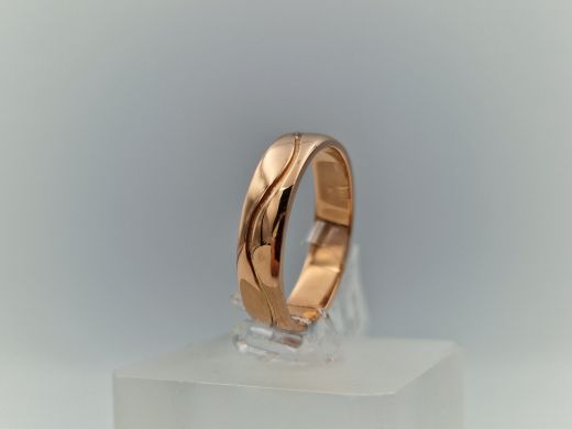 Zelta gredzens ar cirkoniju, 4.73 g, izm. 19