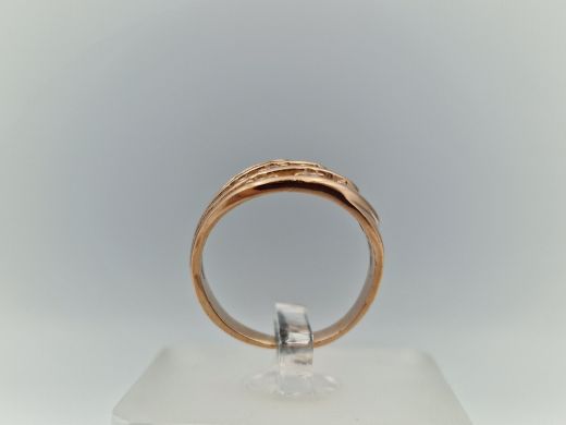 Zelta gredzens ar cirkoniju, 3.55 g, izm. 16