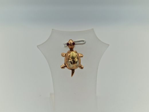 Zelta kulons ar cirkoniju, 2.34 g