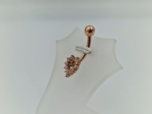 Золотой кулон с цирконом, 1.35 г