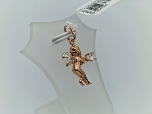 Zelta kulons ar cirkoniju, 1.37 g