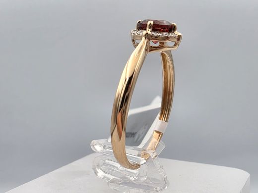 Gold ring, 1.48 g, size 18