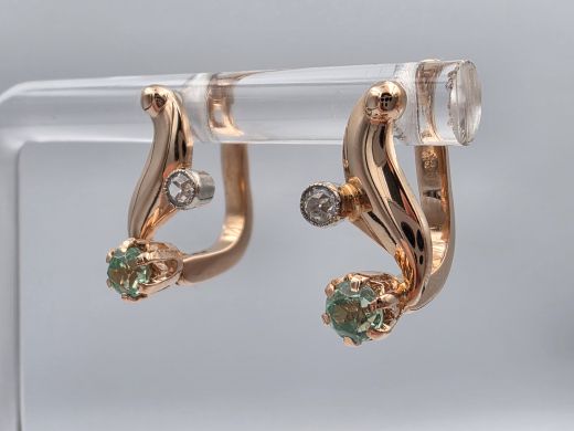 Золотые серьги, 3.50 г