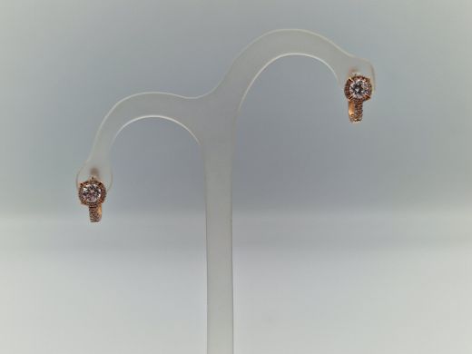 Zelta auskari ar cirkoniju, 1.92 g