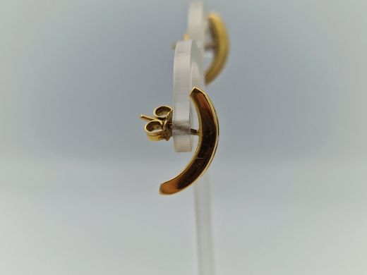 Zelta auskari ar cirkoniju, 4.5 g