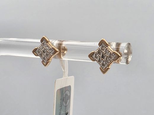 Золотые серьги, 1.43 г