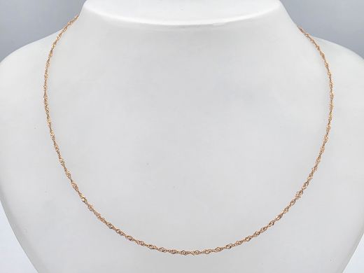 Золотая цепочка, 1.24 г, разм. 40 cm