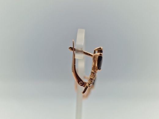 Zelta auskari ar cirkoniju, 3.05 g