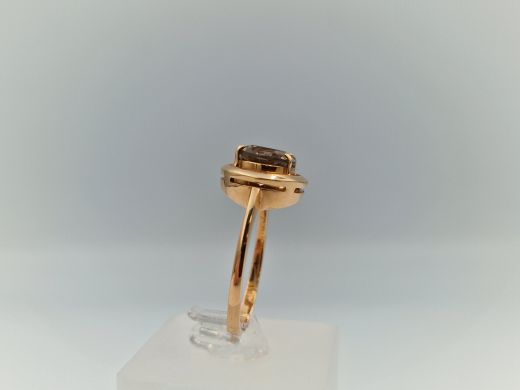 Zelta gredzens ar cirkoniju, 5.14 g, izm. 20.5