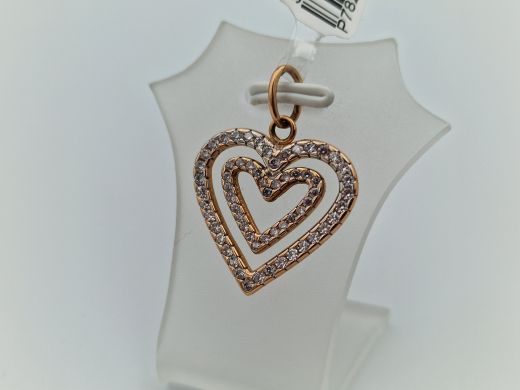 Золотой кулон с цирконом, 2.2 г